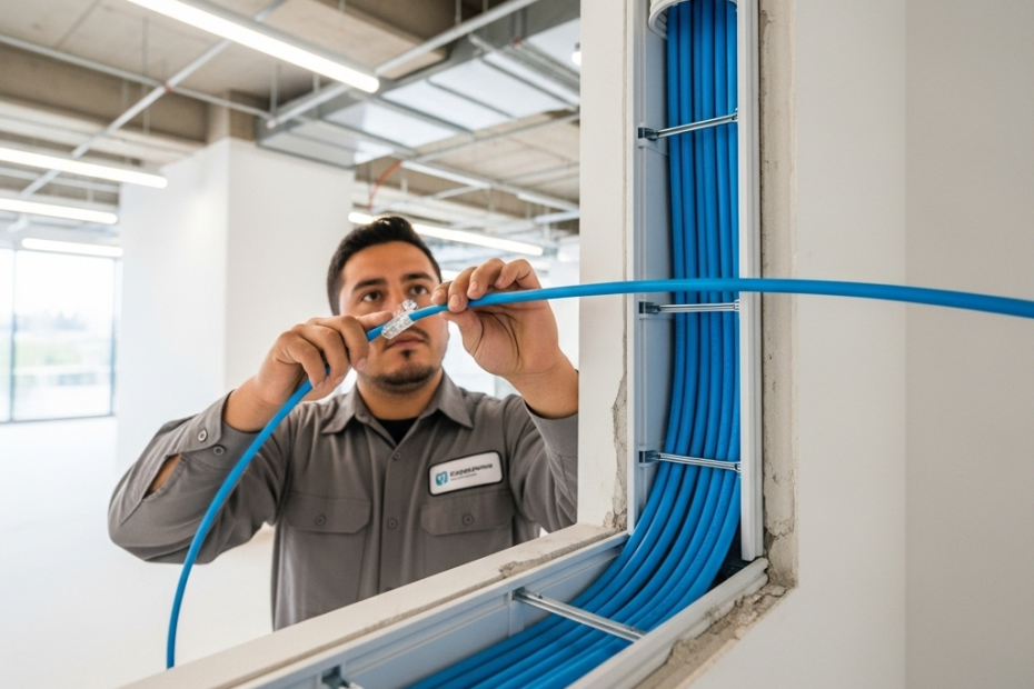 Ethernet Kablosu Çekme 6 Ethernet Kablosu Çekme