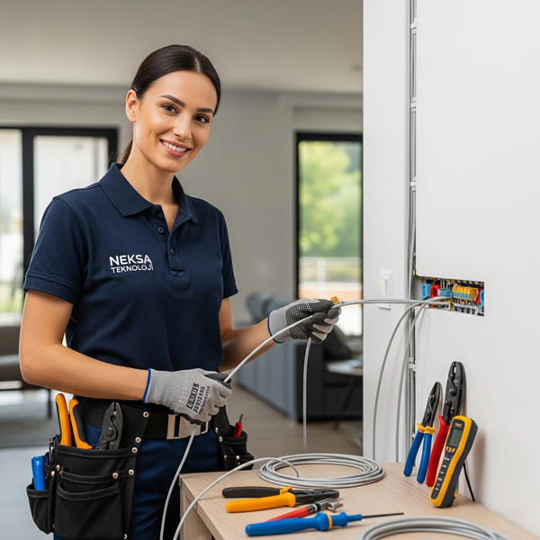 Eve İnternet Kablosu Çekme Hizmeti 8 Eve İnternet Kablosu Çekme Hizmeti